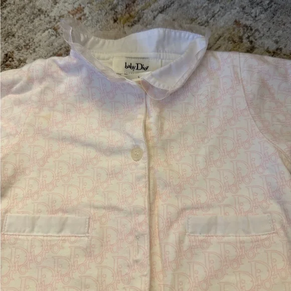 Baby Dior Pink Patterned Jacket - Picture 2 of 5